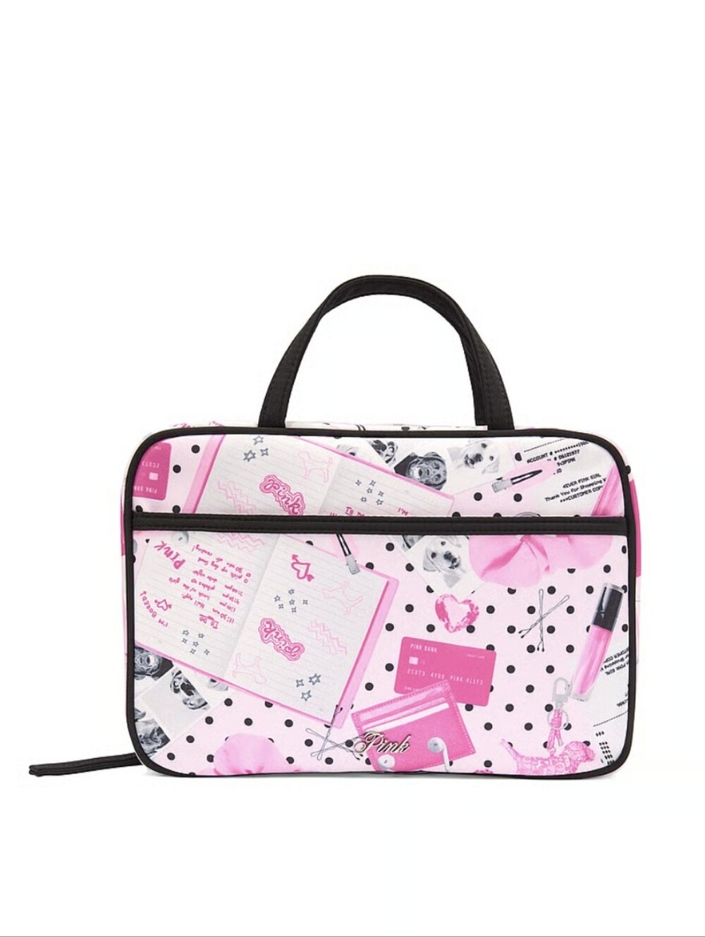 VS PINK Travel Hanging Cosmetic/ Makeup Case NWT